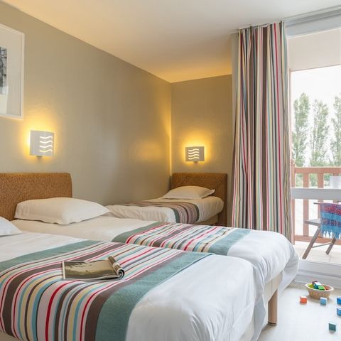 Appartement 5 personnes - - 1 chambre - Terrasse ou balcon