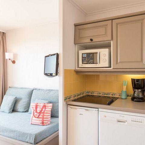 Studio 4 personnes - 1 coin nuit - Terrasse ou balcon