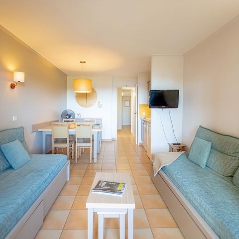 Appartement 4 personnes - 1 chambre - Terrasse ou balcon - Vue sur la mer - Climatisé