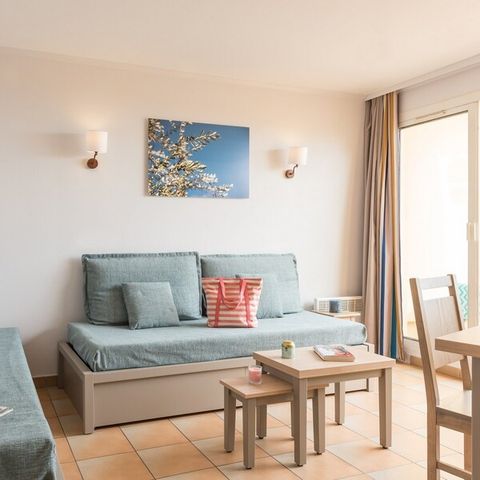 Appartement 6 personnes - 1 chambre + 1 coin nuit - Terrasse ou balcon