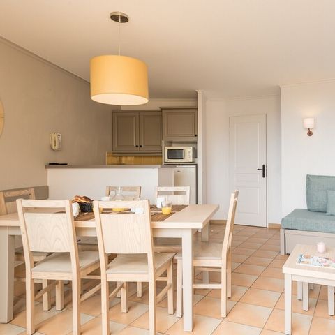 Appartement 6 personnes - 1 chambre + 1 coin nuit - Terrasse ou balcon