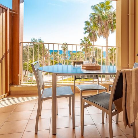 Appartement 6 personnes - 1 chambre - Terrasse ou balcon - Vue sur la mer - Climatisé
