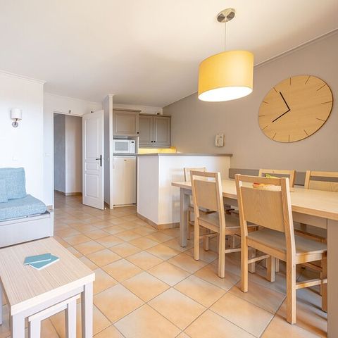 Appartement 6 personnes - 1 chambre - Terrasse ou balcon - Vue sur la mer - Climatisé
