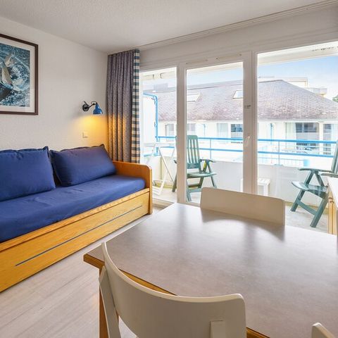 Studio 4 personnes - 1 coin - Nuit - Balcon