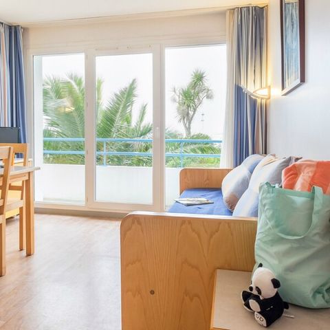 Appartement 6 personnes - 1 chambre + 1 coin nuit - Balcon
