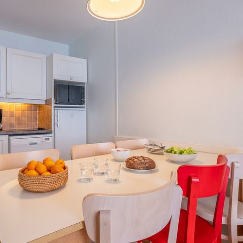 Appartement 6 personnes - 1 chambre - 1 coin - Nuit - Vue montagne