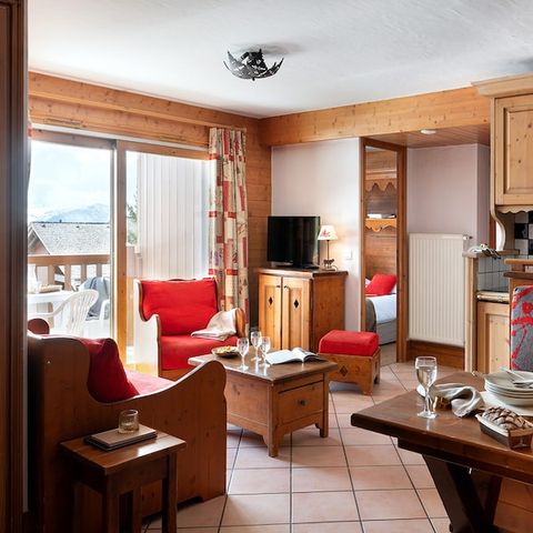 Appartement 6 personnes - 2 chambres - Vue montagne