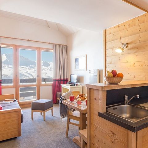 Appartement 4 personnes - 1 chambre - Vue sur la montagne - Orientation sud