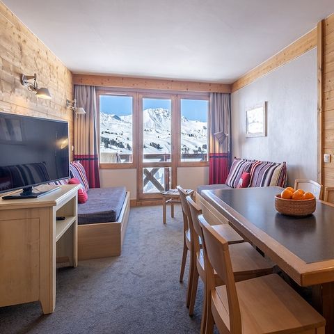 Appartement 6 personnes - 1 chambre - 1 alcôve - Vue sur la montagne - Orientation sud