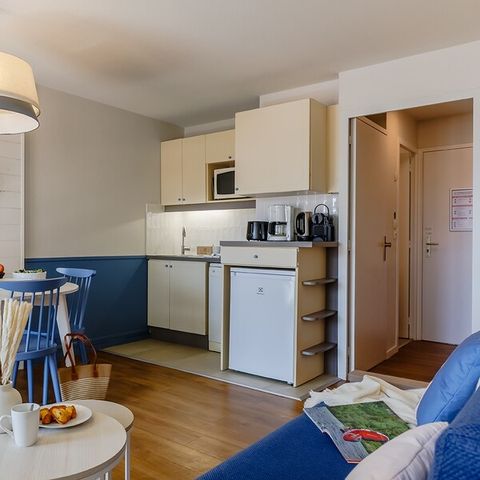 Studio 4 personnes - 1 coin - Nuit - Balcon