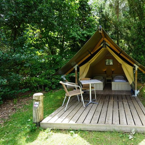 Tente en toile et en bois 2 personnes - Mini