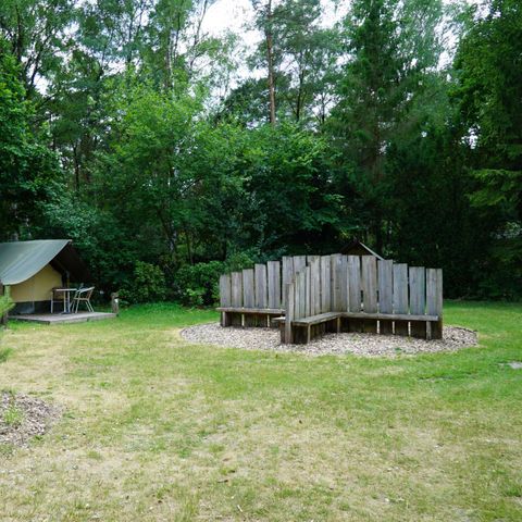 Tente en toile et en bois 2 personnes - Mini
