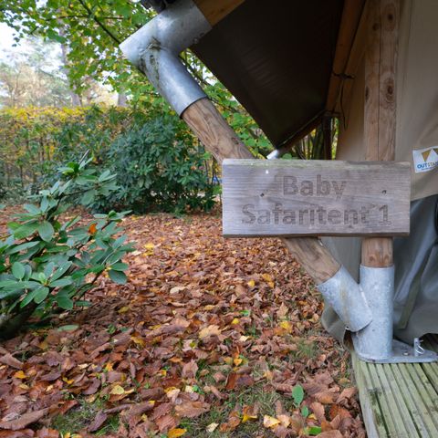 TENTE TOILE ET BOIS 2 personnes - Bébé