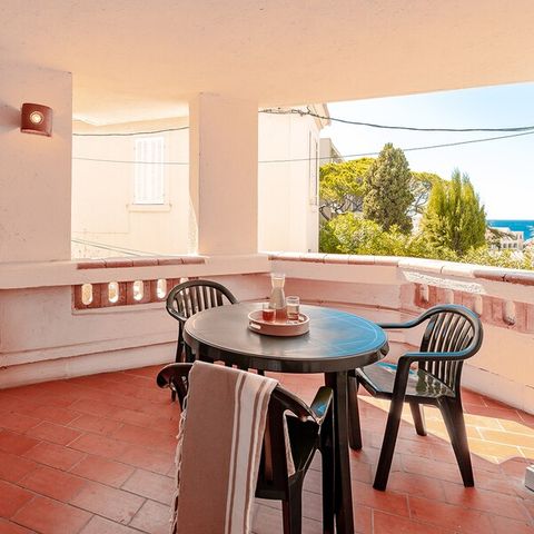 Studio 4 personnes - 1 coin - Nuit - Vue mer