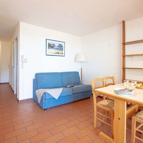 Studio 4 personnes - 1 coin - Nuit - Vue mer