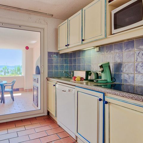 Studio 6 personnes - 1 coin - Nuit - Vue mer