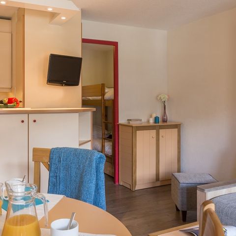 Studio 4 personnes - Max - 2 adultes - 1 zone de couchage - Rénové