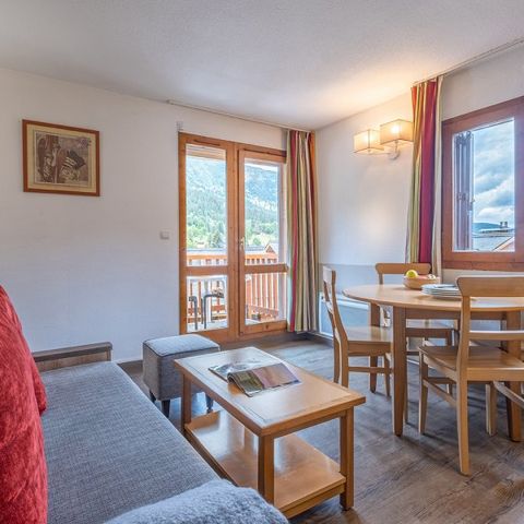 Studio 4 personnes - 1 coin - Nuit - Vue montagne