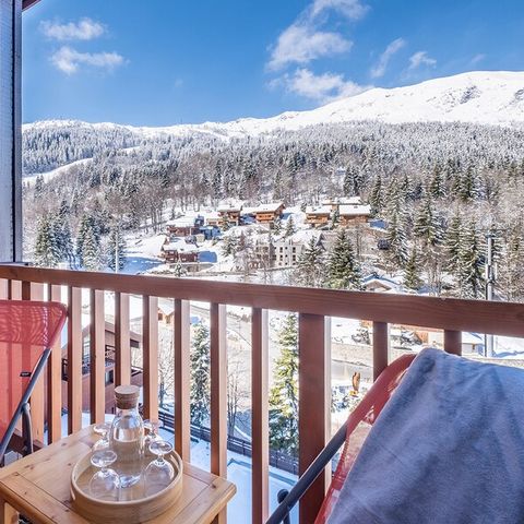 Studio 4 personnes - Studio 4 personnes - 1 coin nuit - Vue vallée - Balcon