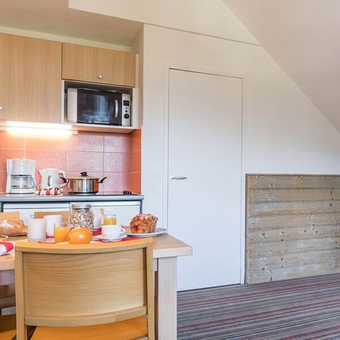 Appartement 7 personnes - 1 chambre - 1 COIN NUIT - BALCON - VUE MONTAGNE