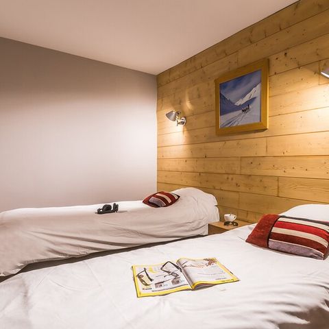Appartement 4 personnes - 1 chambre - Exposition sud - Vue sur les montagnes