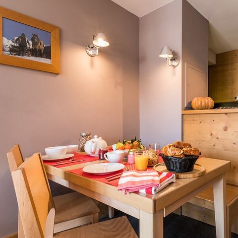 Appartement 4 personnes - 1 chambre - Exposition sud - Vue sur les montagnes
