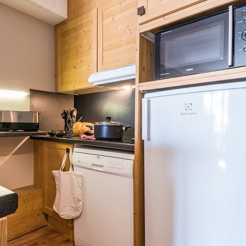 Appartement 4 personnes - 1 chambre - Exposition sud - Vue sur les montagnes
