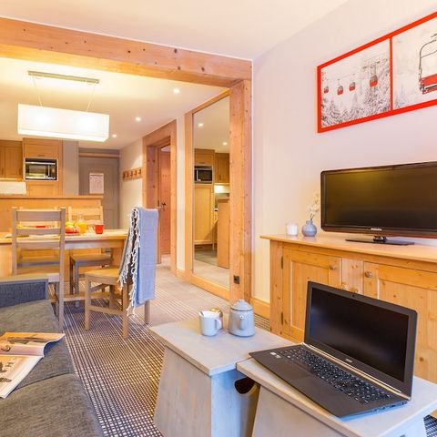 Appartement 4 personnes - 1 chambre - Vue montagne dégagée