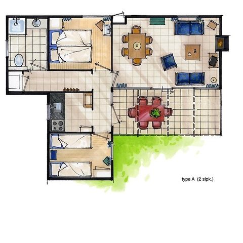 BUNGALOW 4 personnes - A