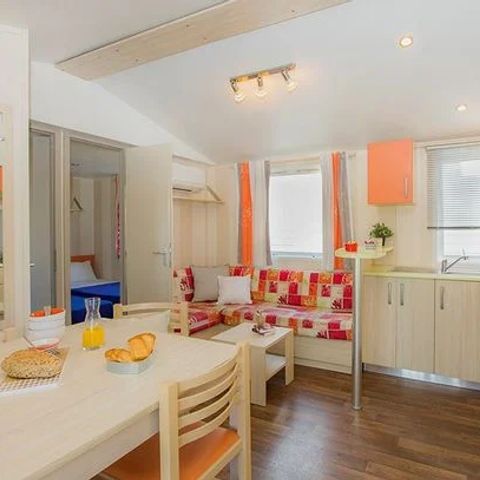 BUNGALOW 6 personnes - Mobil-home | Comfort | 3 Ch. | 6 Pers. | Terrasse surélevée