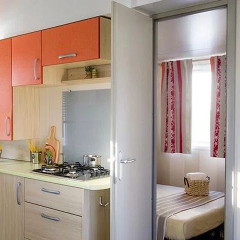 BUNGALOW 6 personnes - Mobil-home | Comfort | 3 Ch. | 6 Pers. | Terrasse surélevée