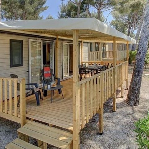BUNGALOW 6 personnes - Mobil-home | Premium Azure | 3 Ch. | 6 Pers. | Terrasse surélevée