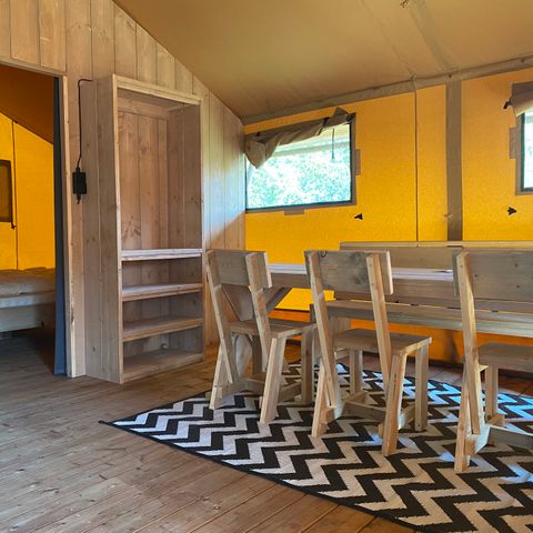 TENTE TOILE ET BOIS 5 personnes