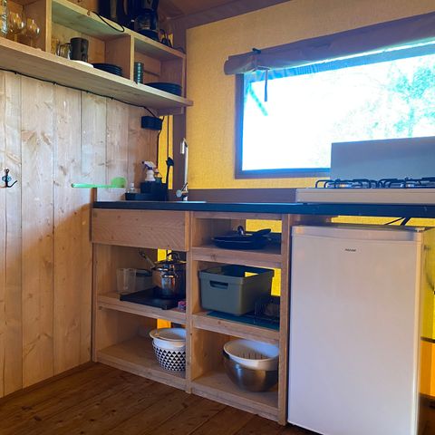 TENTE TOILE ET BOIS 6 personnes