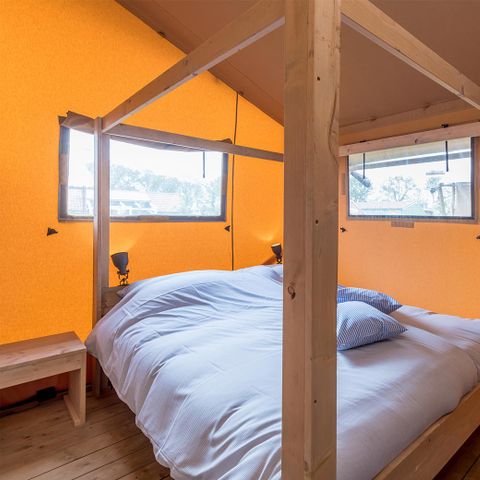 Tente en toile et en bois 4 personnes - Tente d'aventure