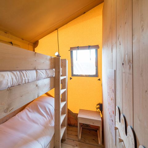 Tente en toile et en bois 4 personnes - Tente d'aventure