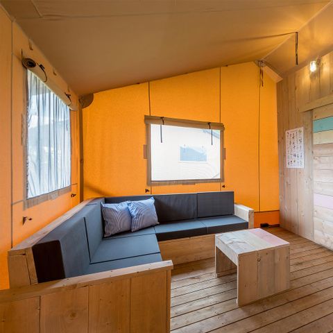 Tente en toile et en bois 6 personnes - Tente d'aventure