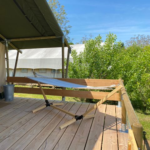 TENTE TOILE ET BOIS 4 personnes - Lodge Standard