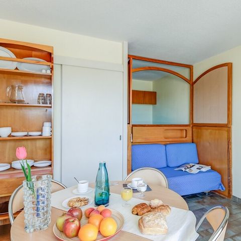 Studio 4 personnes - 1 coin - Nuit - Vue port