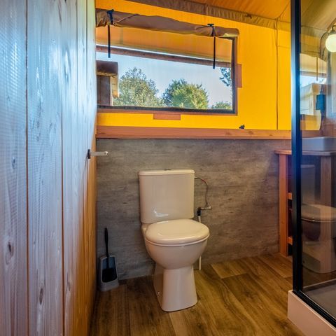 TENTE TOILE ET BOIS 8 personnes - Tente safari Premium