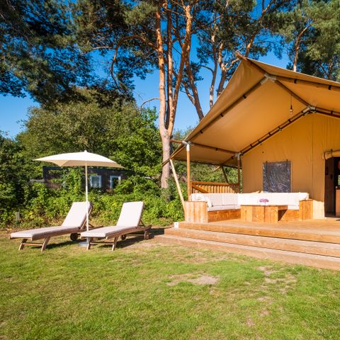 TENTE TOILE ET BOIS 5 personnes - Confort 4+1