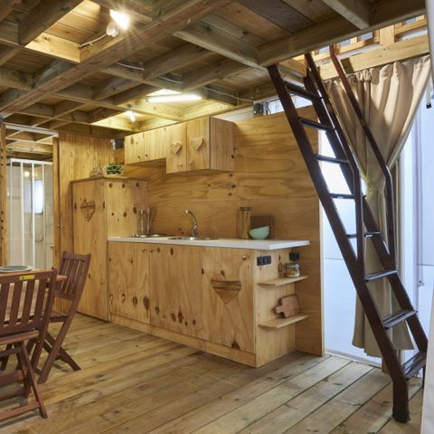 TENTE TOILE ET BOIS 6 personnes - Airlodge 2.0 Family Hot tub