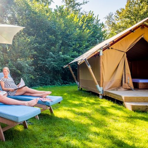 TENTE TOILE ET BOIS 8 personnes - Prime