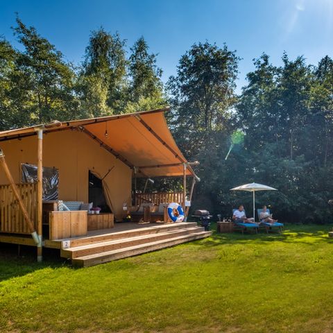 Tente en toile et en bois 8 personnes - Prime