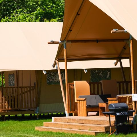 TENTE TOILE ET BOIS 5 personnes - Confort