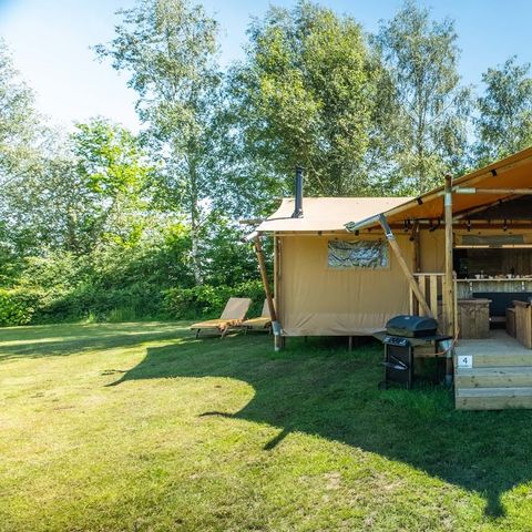 TENTE TOILE ET BOIS 5 personnes - Safari lodge Deluxe