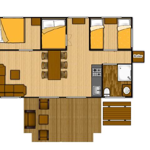 LODGE 8 personnes - Glamping