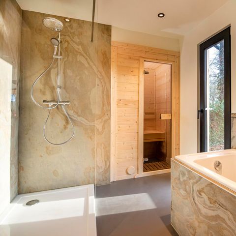 VILLA 4 personnes - Chalet forestier avec sauna et bain à remous