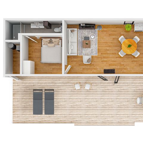 VILLA 4 personnes - Cube forestier