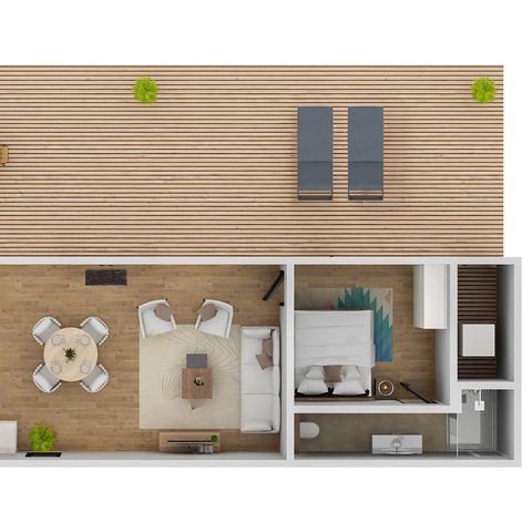 VILLA 5 personnes - Cube forestier